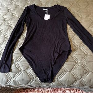 Mangopop Black Bodysuit NEW W